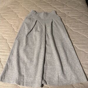 lululemon athletica Heather Gray Wide-Leg Pants